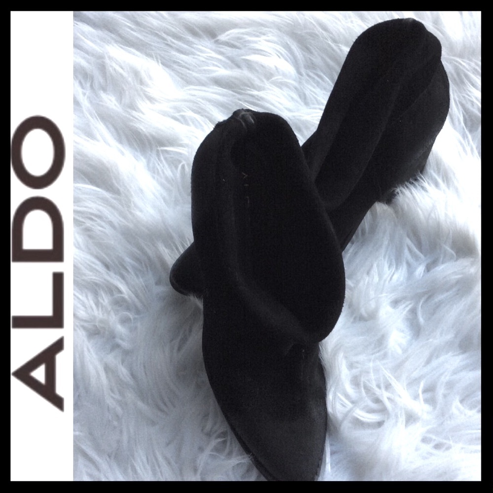 Aldo Distressed Suede Ankle Boot